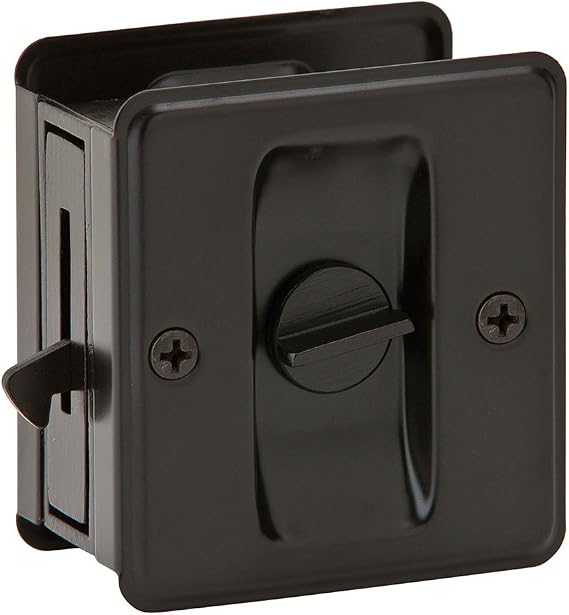 SCHLAGE Ives by Schlage 991B-613 Sliding Door Pull, Oil-Rubbed Bronze
