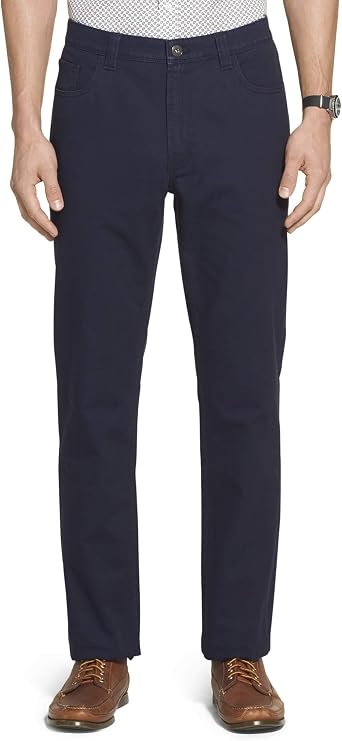 Geoffrey Beene Men's Straight Fit Twill 5 Pocket Pant