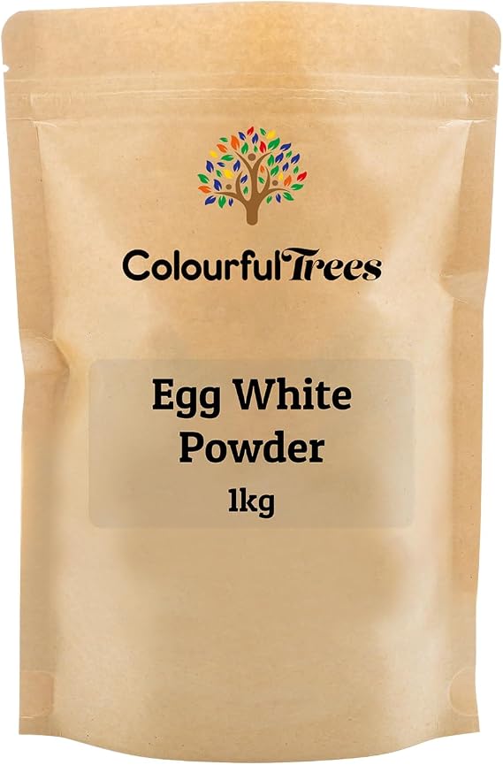 Egg White Powder 1kg for Baking, Cooking, Use to Make Meringue, Royal Icing and Shakes, Protein Powder by Colourful Trees