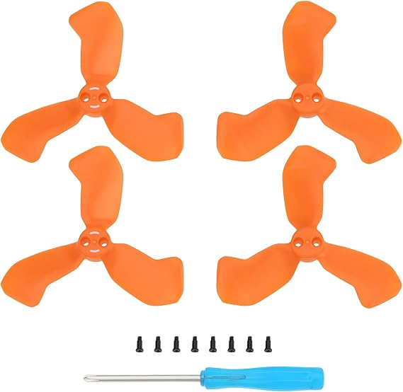 2 Pairs Drone Propellers Blade Kit Orange Compatible with DJI Neo 2