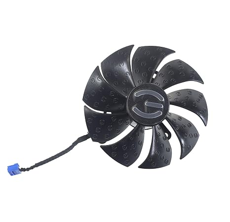 87MM PLD09220S12H RTX3080 RTX3070 Graphics Card Fan Replacement for EVGA GeForce RTX 3070 3080 TI 3090 FTW3 Cooler Fan (Black C-Fan)