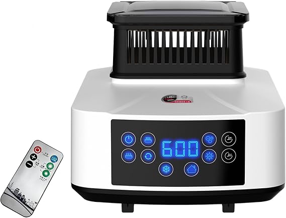 Electric Clothes Dryer with Remote Control,2200w 220v Electric Portable Clothes Dryer,4 Gears Timing 60/120/180/240min,Quick Drying of Clothes and Shoes for House (White) [Energy Class A]