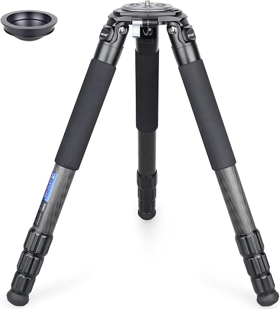 Carbon Fiber Tripod Heavy Duty Bowl ARTCISE AS90C Camera Tripod Ultra Stable Carbon Stand 10 Layers Carbon Fiber 40mm Leg Tube Max Load 88 Lbs/40kg(Without 75mm Bowl Adapter)