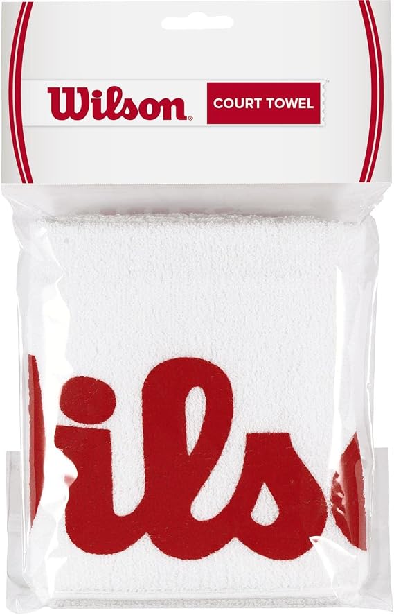 Wilson Wilson Court Towel - White/Red, N/A