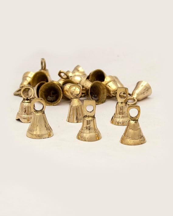 Assorted 1.5" Brass Bells-One Dozen