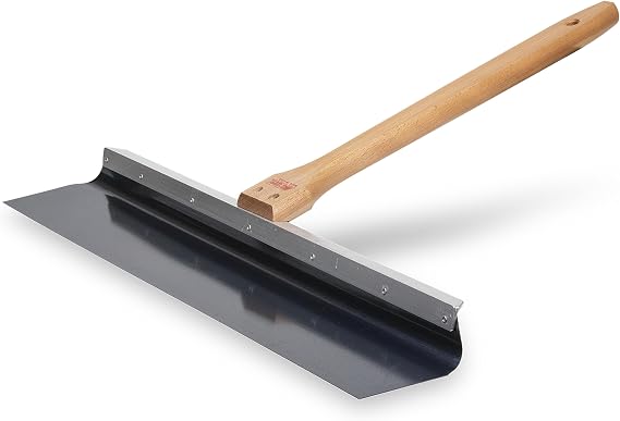 WAL-BOARD TOOLS Curved Blade Drywall and Putty Knife, 24 Inch Blue Spring Steel Blade, 033-008
