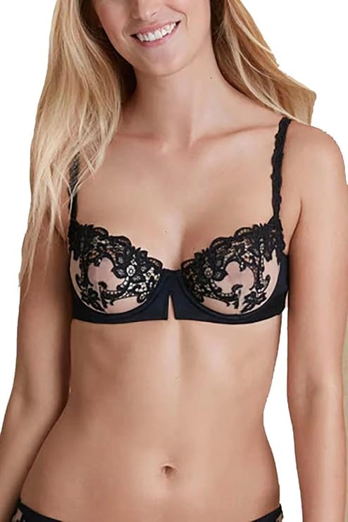 Simone Perele Women's SAGA Demi Cup Black 32E