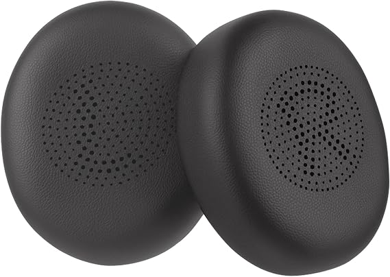 Evolve2 65 Replacement Ear Pads as Same as The OEM Elite 45h Ear Cushions Earpads Compatible with Jabra Evolve2 65/65MS/65UC/40/40MS/40UC, Elite 45h On-Ear Wireless Headphones (Black)