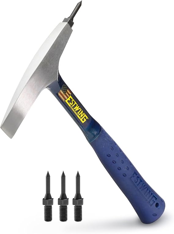 ESTWING Welding/Chipping Hammer, 13 oz Hammer with Replaceable Tips, E3-WCT