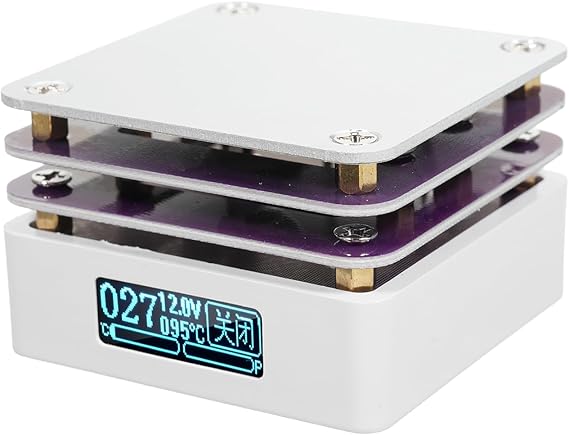 Weytoll Soldering Hot Plate, Mini Hot Plate Digital Soldering Preheating Rework Station PCB SMD Board Soldering Plate Heating Table Repair Tools