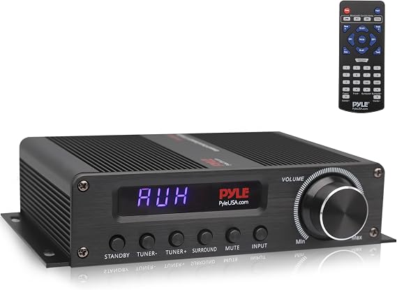 PyleUsa Home Audio Amplifier Home Theater Power Stereo Receiver Surround Sound PFA560BTEU