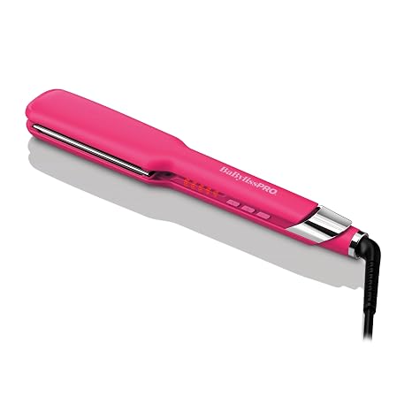 BabylissPRO Nano Titanium Ultra-Sleek Hair Straightener, Flat Iron for All Hair Types
