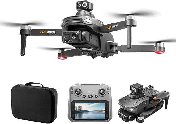 Drone with Camera for Adults 8K Video, 3-Axis Gimbal & 5GHz FPV, 60 Min Flight (2 Batteries), Under 240g, Foldable Brushless Motor, Auto Return, Portable for Adults/Beginners (1 Battery)