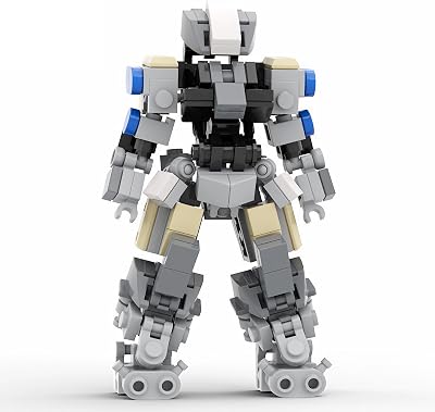 Mech Robot Building Block Set, Mecha Armor Action Figure Model Toys Building Bricks Birthday Gift for Kids Adults Fans 159 Pcs