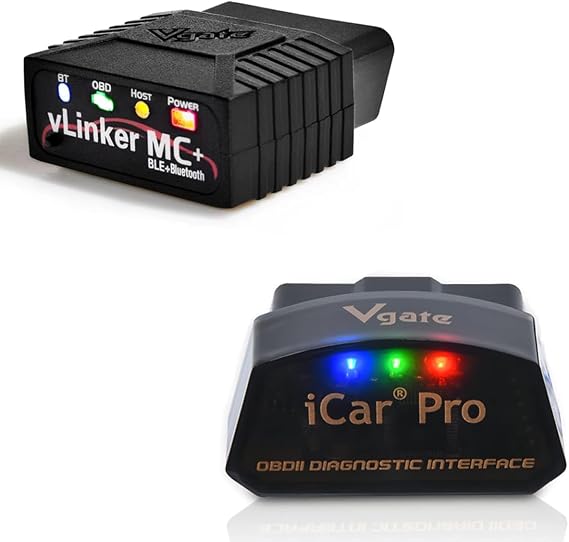 Vgate vLinker MC+ Bluetooth 4.0 OBD2 Scan Tool(for Android, iOS, Windows) & Vgate iCar Pro Bluetooth 4.0 OBD2 Diagnostic Tool(for Android, iOS, Windows)