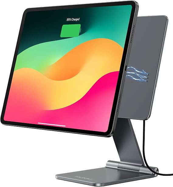 KU XIU Magnetic Wireless Charging Stand for iPad Pro/Air 11" M2 M3 M4