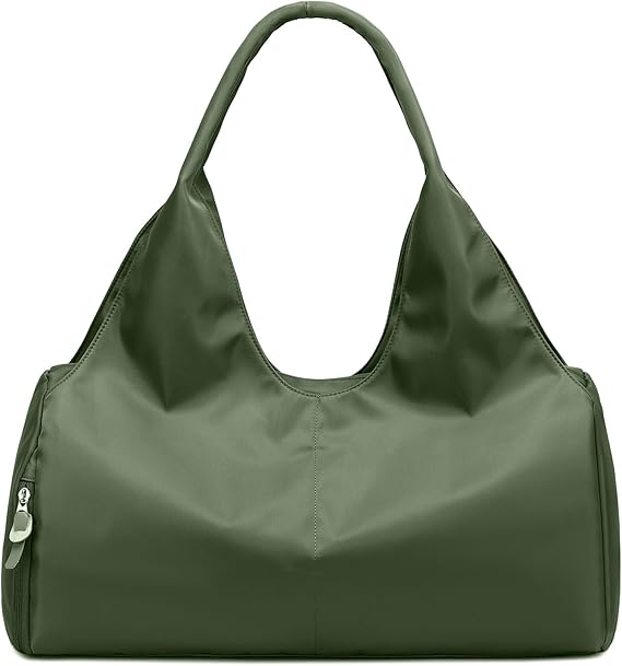 Gym Bag For Women With Shoes Compartment & Wet Dry | Compact & Lightweight, Water Resistant, Use as Yoga bag, Pilates bag, Duffel bag