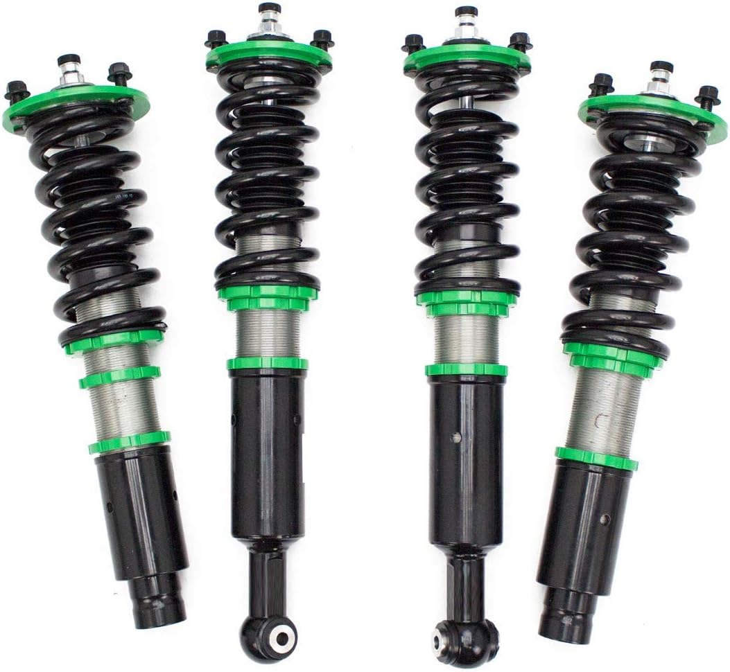 Rev9 R9-HS2-123 Hyper-Street II Coilover Suspension Lowering Kit, Mono-Tube Shock w 32 Click Rebound Setting, Full Length Adjustable, compatible with Acura TL UA6UA7 2004-08