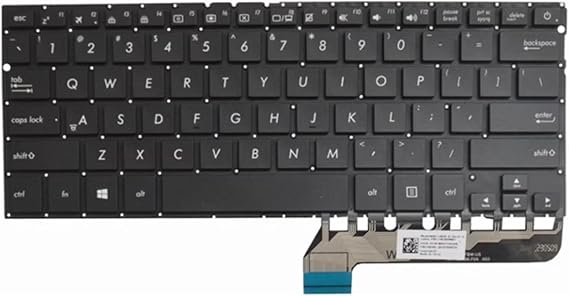 Replacement Laptop Keyboard For ASUS For ZenBook 14 UX430UA UX430UN UX430UQ Black US United States Edition