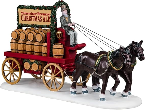 Lemax Christmas Village Christmas Ale Delivery - 43710