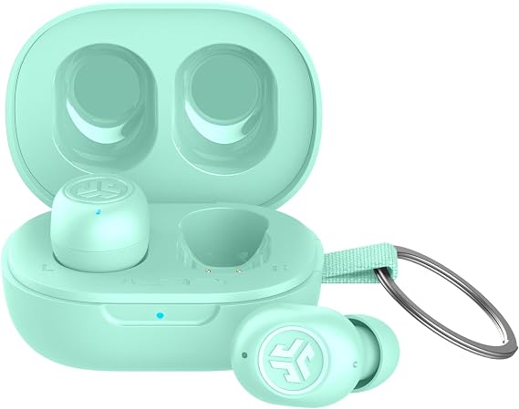 JLab JBuds MiniTrue Wireless Earbuds, Mint Green