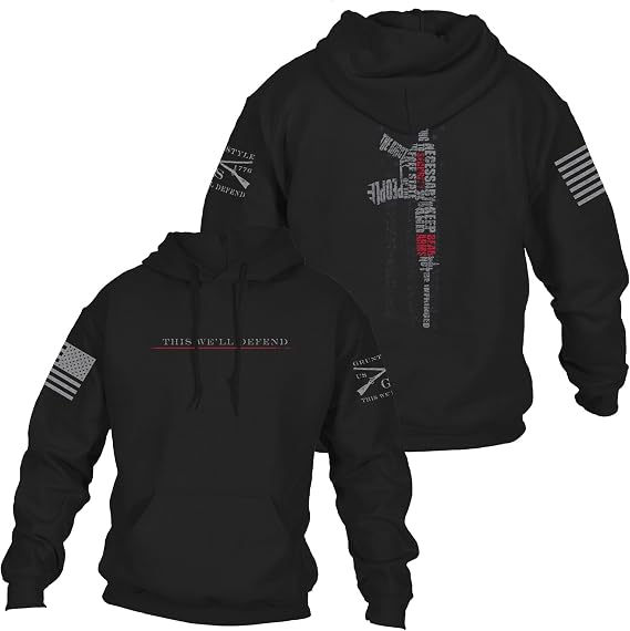 Grunt Style Second Amendment 2.0 Men's Pullover Hoodie
