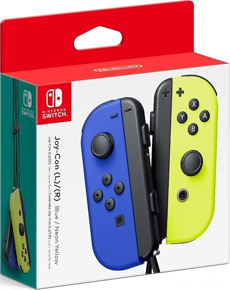Nintendo Blue/Neon Yellow Joy-Con (L-R) - Switch