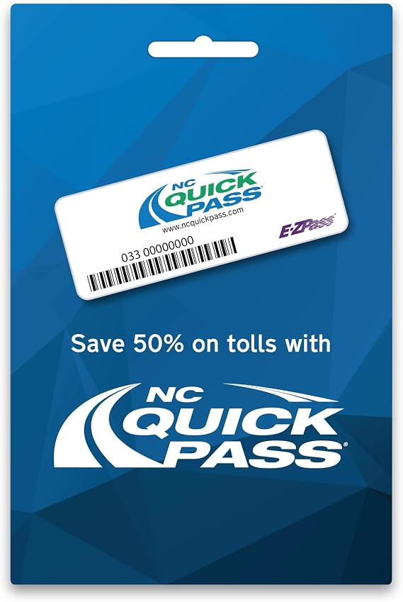 NC Quick Pass Sticker Transponder NC Toll Roads Works in 19 States (1)