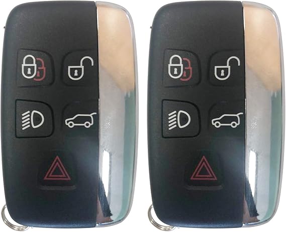 NEW Replacement for Land Rover 2012-2017 Evoque Sport Remote Key Fob 5 Btn 315MHz FCCID:KOBJTF10A,by AUTOKEYMAX (PAIR)