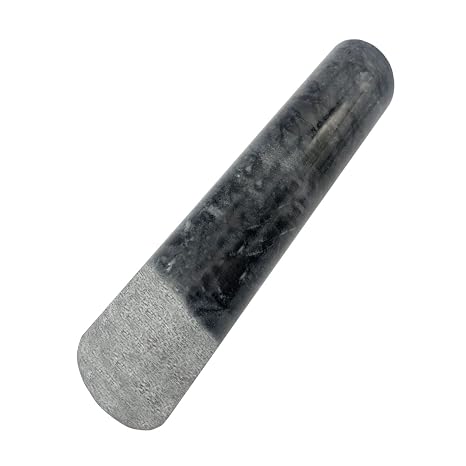 6 in Granite Replacement Pestle (Only Pestle [Mortar is not Included]) Black Polishing