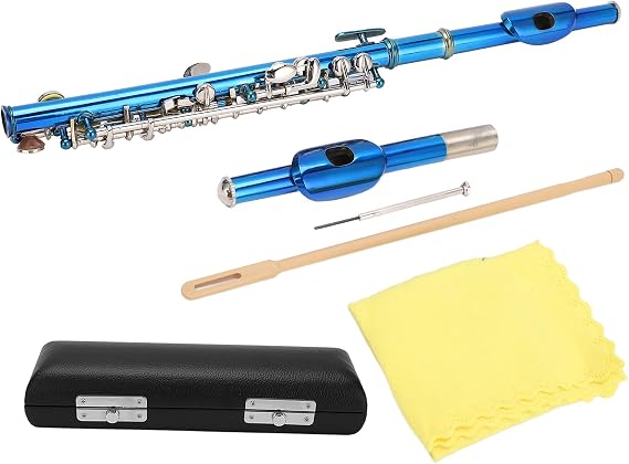 Piccolo Flute Cupronickel Blue Nickel Plated