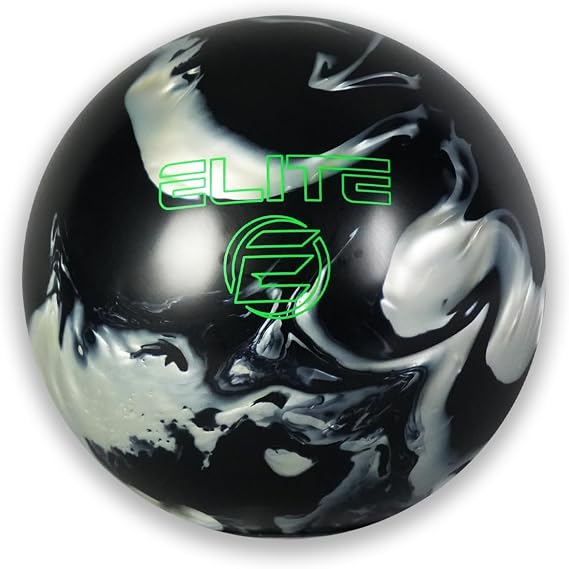 ELITE EZ Hook Reactive Bowling Ball - Great for Entry Level Bowlers Looking for to Curve/Hook Their Bowling Ball