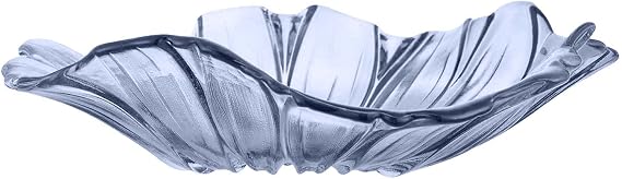 Art Sunflower-Shaped Glass Fruit Bowls Candy Tray Fruit Plates,Crystal Multi-color Classic Platter,Wedding Candy Storage Tray,Home Decor,Blue
