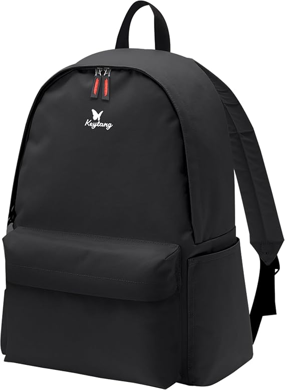 KEYTANG Travel Laptop Backpack, Carry On Backpack Business Slim Sturdy Laptop Backpack College School Computer Bag Gift for Men & Women Fits 15.6 Inch Notebook,Black