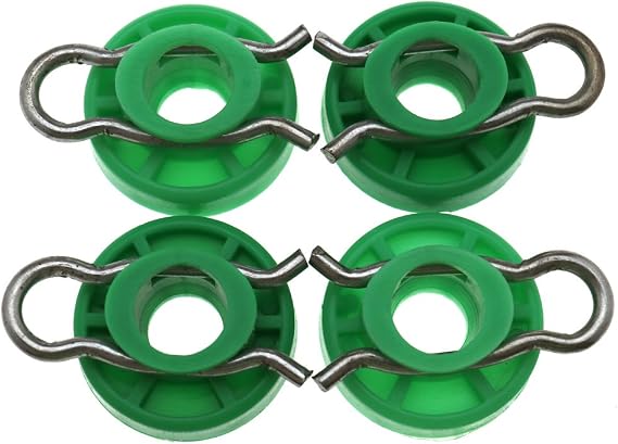 4X Window Regulator Guide Roller Clip Fastener Compatible with Saab 9-3 9-5 900 Volvo 850