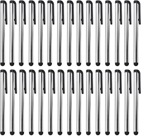Premium 30 Pack Stylus Compatible with Vivo iQOO Neo9 Pro Short Slim Touch Medium Tip Pen for All Capacitive Touch Medium Tip Screens
