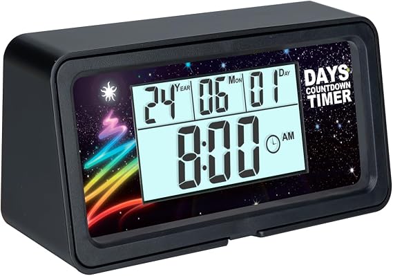 Runleader Digital 9999 Days Countdown Clock,Backlight Display,Start/Stop Button for Children's Day Christmas Day New Year Birthday Retirement Daily Life etc.