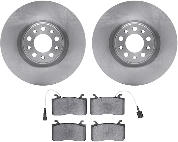 Dynamic Friction Company Front Brakes and Rotors|BlankBrake Rotors| Front 5000 Euro Ceramic Brake Pads and Rotors Kit| Automotive Replacement Brake Kits