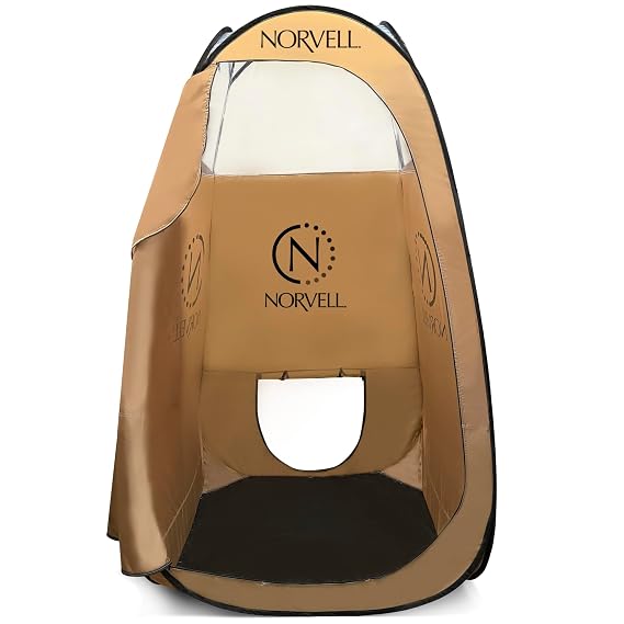 Norvell Portable Pop Up Tent for Professional Tanning with Carrying Bag | Extra Large Spray Tan Tent, Mobile Spray Room, Carrying Bag & Easy Clean Floor