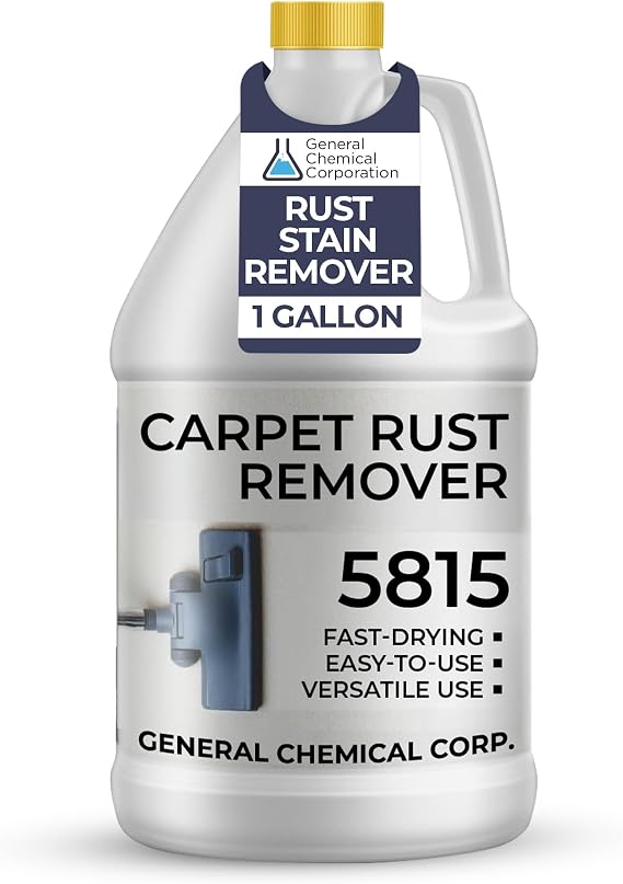 Rust Remover 5815 - Heavy Duty Rust & Stain Remover for Household Cleaning, Expertly Treats and Cares for Furniture, Kitchen Surfaces, and Fabrics -Easy to Use Spray Liquid - 1 Gallon