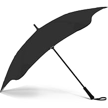 BLUNT Classic Large Windproof Umbrella - 47 Inch Rain Umbrella, Durable Canopy Design, Heavy Duty for Daily Travel UV Protection - Black