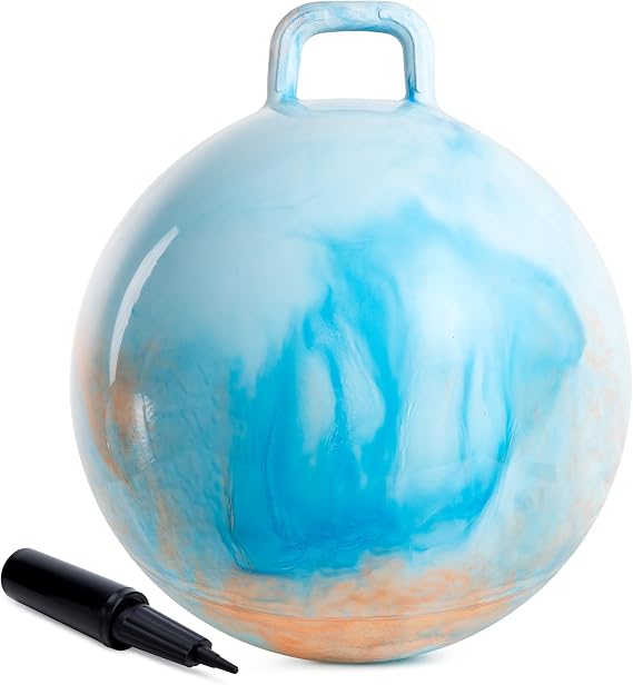 U&C Planet 20in Space Hopper for Kids Age 5 to 9, Outdoor Garden Bouncy Toy