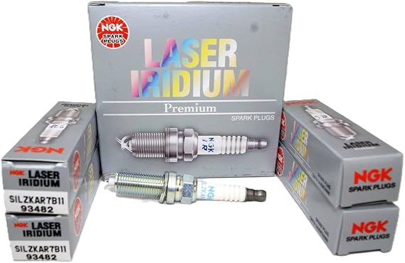 NGK Laser Iridium Spark Plug SILZKAR7B11 (4 Pack) Compatible With SUBARU OUTBACK 2.5I 2013-2017 2.5L/2498cc