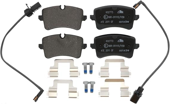 ATE Original Semi-Metallic Rear Disc Brake Pad Set 602773 for Audi