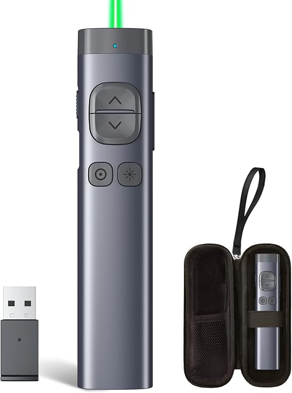 N97s Presentation Clicker for Powerpoint Presentations with Digital Pointer