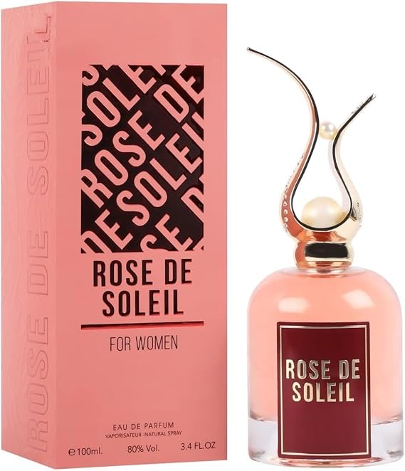Rose De Soleil Perfum | Eau de perfum | Long Lasting Fragrancr Perfum | For Women | 100 ml
