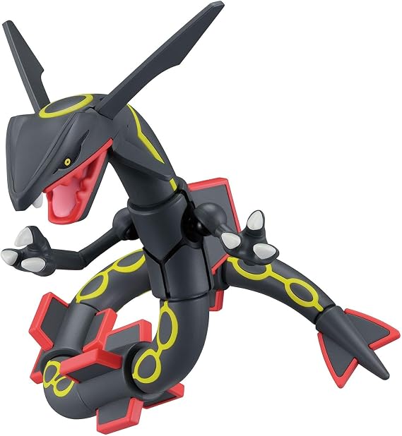 Bandai Spirits Pokemon Plamo Collection Select Series Black Rekkuza Color-Divided Plastic Model