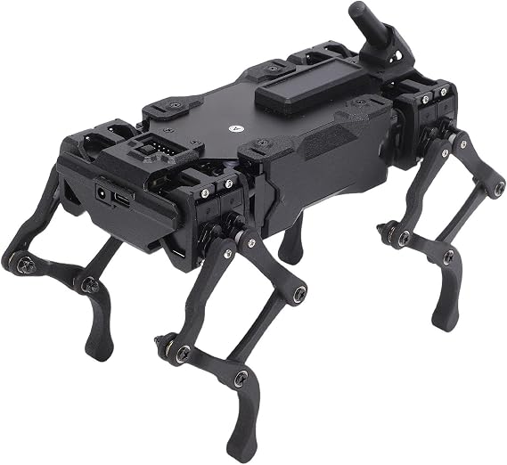 Luocute Smart Robot Dog, 12 DOF Quadruped Robotic Dog with Advanced Servo Feedback and Open Functions, for and RasPi Support