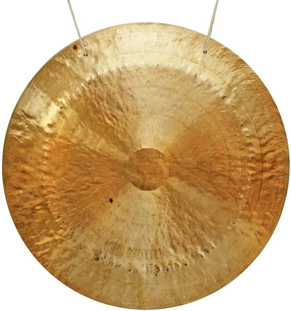 Chinese Wuhan Traditional Gong, Feng, Wind, Mallet & Hanging String Included (22" Feng/Wind Gong)