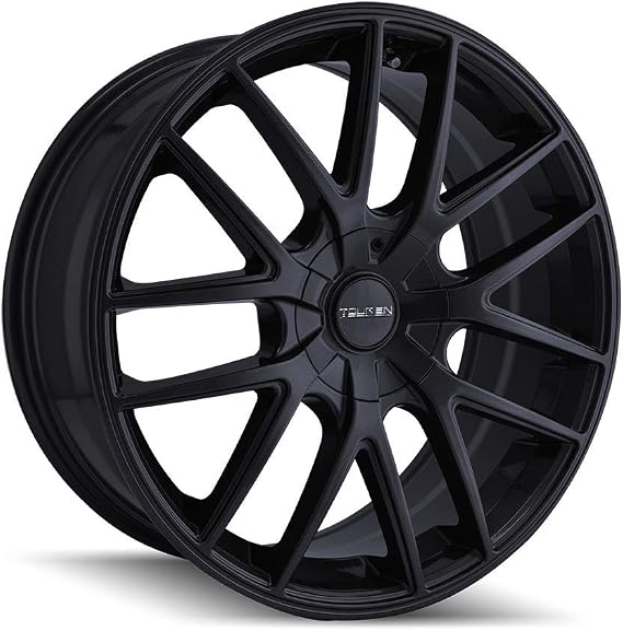 TR60 20x8.5, Bolt Pattern: 5x108/4.5, Offset: 40, FULL MATTE BLACK, set of 1